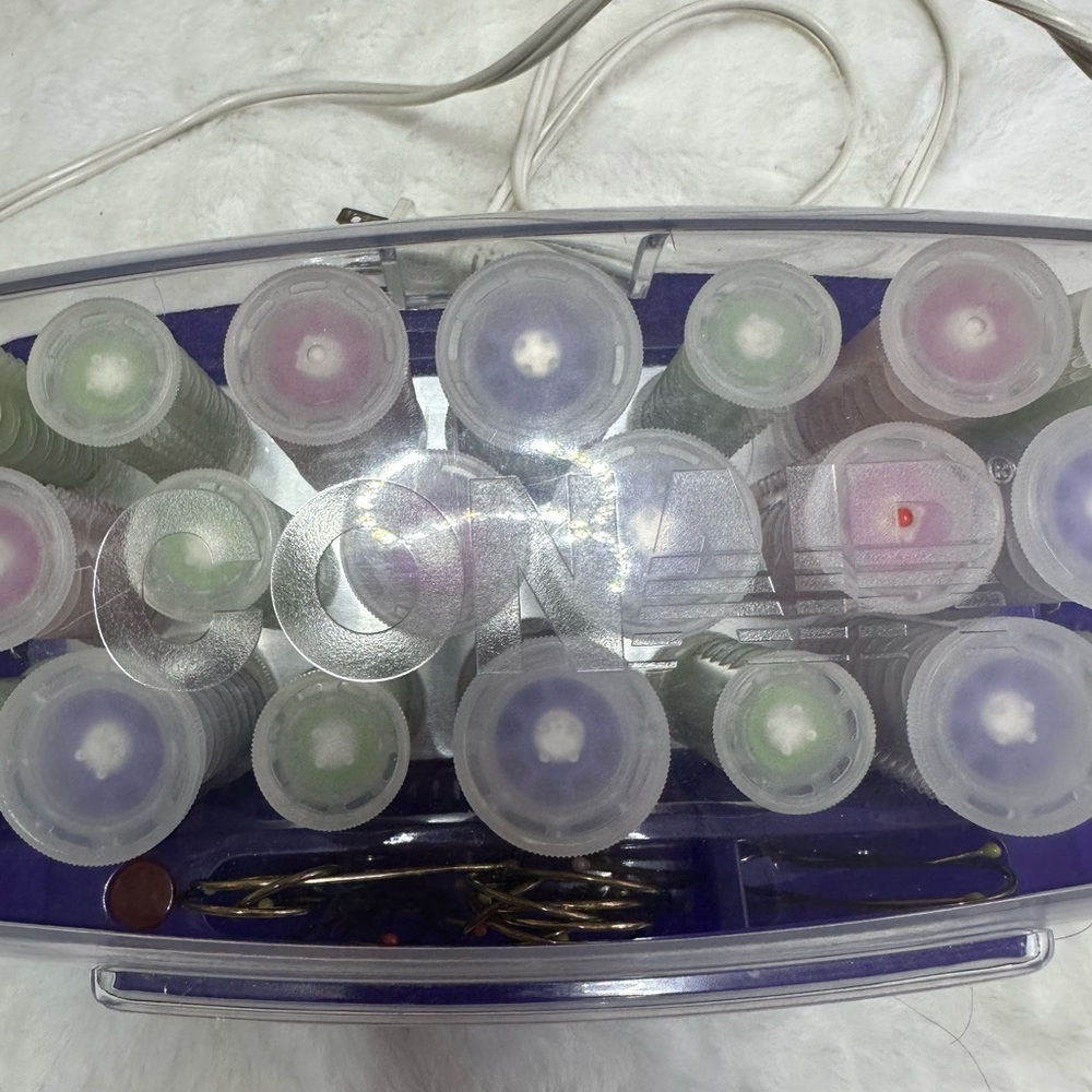 Purple and Silver Hair Roller Set - Picture 5 of 7